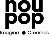 Logotipo oficial de NouPop agencia de material POP y promocionales corporativos